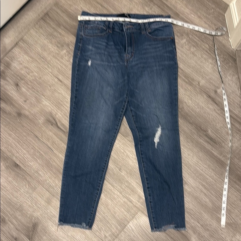 1822 Denim Dark Blue Ankle Jeans